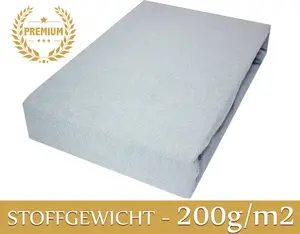 Простыня на резинке махровая простыня на резинке 200х200 см пепельно-серая ПРЕМИУМ Timex-Pol