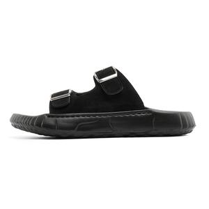 FAPAI Мужские противоскользящие тапочки с устойчивостью к истиранию черные, цвет Black