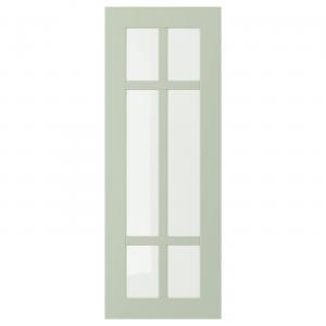 Стеклянная дверь, светло-зеленая, 30х80 см IKEA Stensund