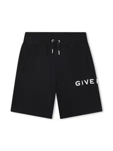 Шорты с логотипом Givenchy Kids, черный