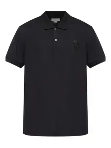 Декорированная рубашка поло Alexander McQueen, черный