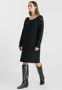 Вязаное платье кармена Le Temps Des Cerises, Noir