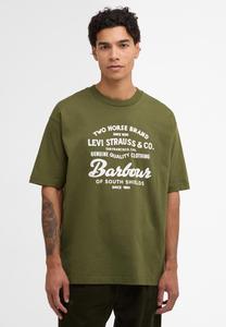 Футболка Barbour BARBOUR X LEVI'S GRAPHIC T-SHIRT, Canvas Olive/Olive