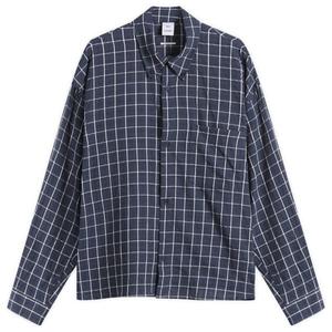 Клетчатая рубашка Maza Won Hundred, темно-синий синий