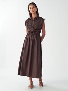 Платье-рубашка Willa Sez, коричневый
