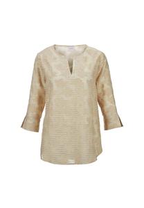 Прозрачная выгоревшая блузка Madeleine, цвет kiesel