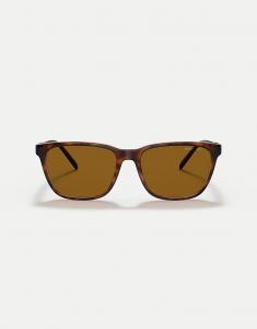 Солнцезащитные очки Arnette Cortex с квадратными поляризованными линзами коричневого цвета в цвете «темная гавана»