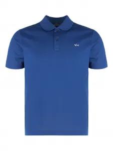 Хлопковое поло Paul & Shark, синий