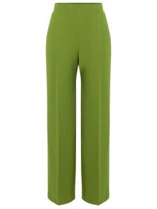 Обычные плиссированные брюки Ana Alcazar Silasa, зеленый