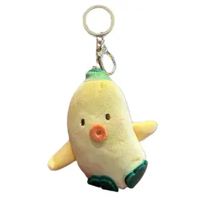 Причудливый брелок для сумки банановая уточка плюшевый кулон высота 13cm 77 SEVEN DREAM
