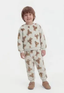 Детский флисовый комбинезончик в виде медвежонка шерпа браннан Gap, Serene Blue