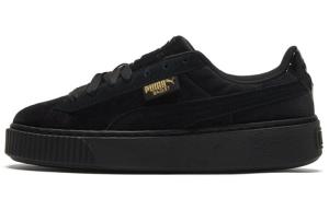 Кроссовки PUMA Platform Velvet Black Gold Women's
