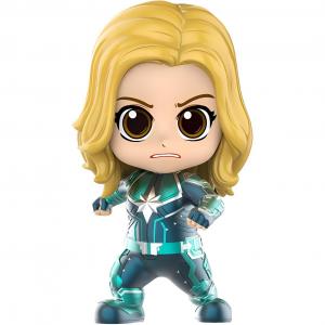 Фигурка Cosbaby в стиле чиби Captain Marvel Starforce Edition Hot Toys