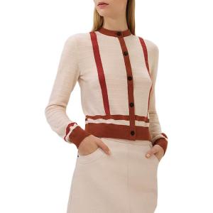 HERMES Свитер женский бежевый