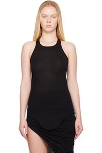 Базовый риббеновый топ Hollywood Rick Owens, черный