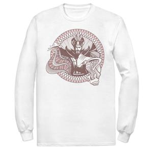 Мужская футболка Disney's Aladdin Jafar с длинными рукавами и рисунком