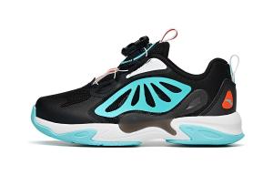 Кроссовки Butterfly Wings Kids Lifestyle PS Low-top черного/зеленого цвета Anta Kids