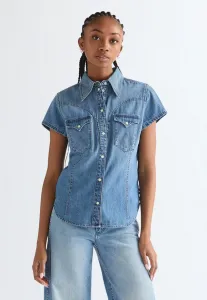 Стилизованная блузка в западном стиле с пуговицами Wrangler, Hazy Horizon