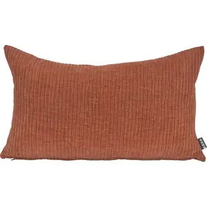 Декоративная подушка Jonny из вельвета, включая наполнение, 45x45 см, декоративная подушка с текстурой H.O.C.K., Rostrot + unifarben
