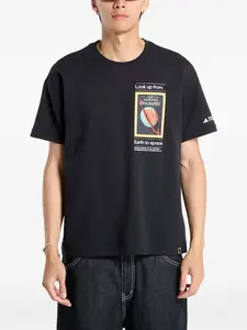 Футболка с графическим принтом Adidas, черный