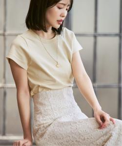 Гладкая, компактная футболка из хлопка Supima Noble, цвет Yellow