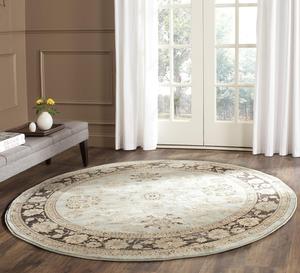 Ковер SAFAVIEH Vintage Collection, 201 x 201 см, Light Blue / Brown VTG575H Oriental Traditional Distressed Area Rug