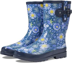Водонепроницаемые средние дождевые сапоги Western Chief, Periwinkle Petals