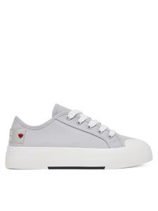 Тканевые кроссовки JA15012G0MJP0010 Love Moschino, серый