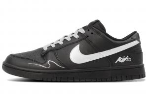 Nike Кроссовки для скейтбординга Dunk из синтетической кожи с термоизоляцией, низкие, унисекс, черный