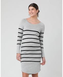 Платье-туника для беременных Valerie Ripe Maternity, Grey/black