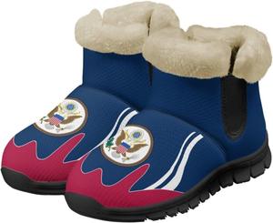 Женские зимние ботинки Jeiento для стран Северной Европы, утепленные повседневные ботинки для прогулок, American