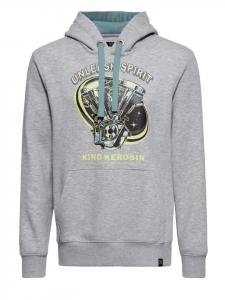 Пуловер King Kerosin Unleash Spirit, серый