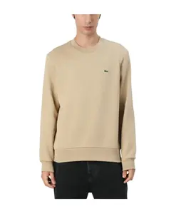 Бежевая классическая толстовка Lacoste, бежевый