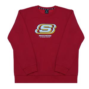 Skechers Свитшот Unisex Race Red с круглым вырезом