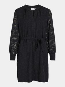 Коктейльное платье стандартного кроя Vila, черный