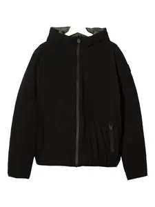 Пуховик с капюшоном Invicta, черный