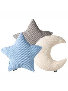 Beliani Набор из 3 декоративных подушек LUNA в разноцветном/белом/сером исполнении