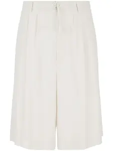 Шорты-бермуды с вышитым логотипом GCDS, нейтральный