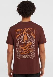 Футболка O'Neill O'RIGINALS RETRO BACK PRINT T-SHIRT, Hazel Spice/Brown