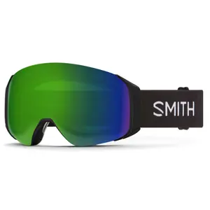 Снежные очки 4D MAG S Smith, Black/ChromaPop Sun Green Mirror