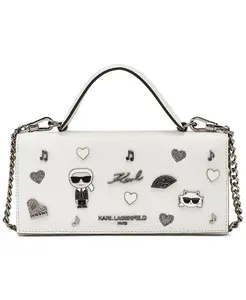 Жаклин маленький поясной кошелек Karl Lagerfeld Paris, белый