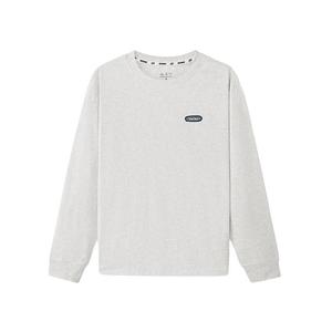 Skechers Футболки унисекс, светло-серый меланж/0248, круглый вырез, умеренный