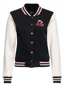 Queen Kerosin Куртка межсезонная 'Rebel at Heart' в цвете Blackberry