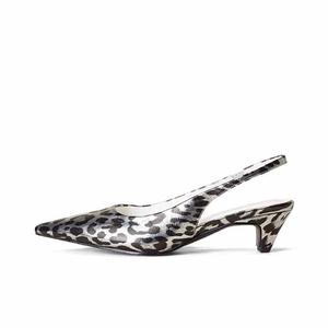 SHOEMAKER QUEEN Женские туфли на высоком каблуке - леопардовый принт серебристый, цвет Leopard Print Silver