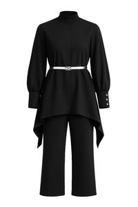 Брючный костюм MODAMIHRAM, черный