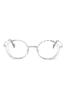 Очки Maske H11 в круглой оправе Kuboraum, серебристый