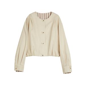 ELLE Кроп-пальто женское Apricot