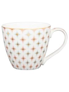 Белая кружка NOVELLA с золотыми звездами Greengate