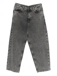 Джинсы-клёш на пуговицах American Vintage, серый