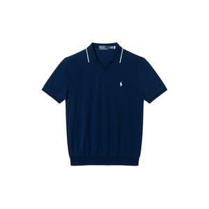 Джаккардовая поло Polo Ralph Lauren, синий